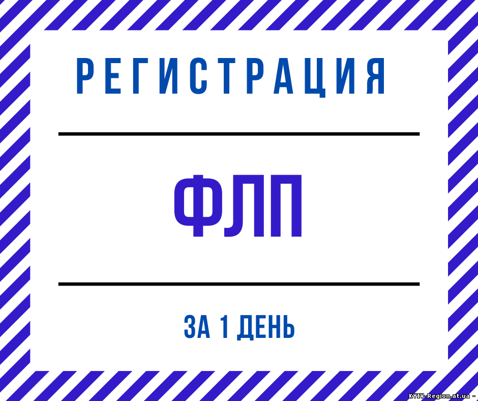 Регистрация ФЛП в Днепре (по Украине) за 1 день